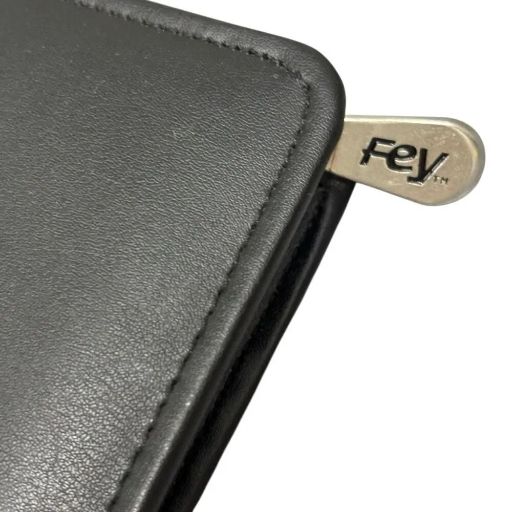 The Gideons International Black Zipper Portfolio